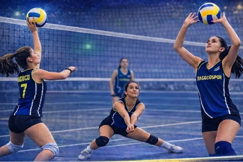 Dağg&uuml;c&uuml; Spor'dan voleybol atağı