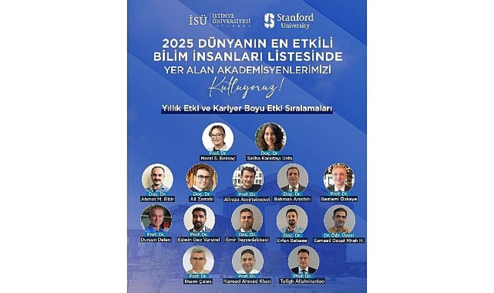 Stanford Üniversitesi'nin “Dünyanın En Etkili Bilim İnsanları