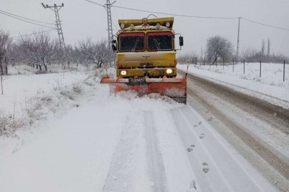 Malatya'da kar mesaisi
