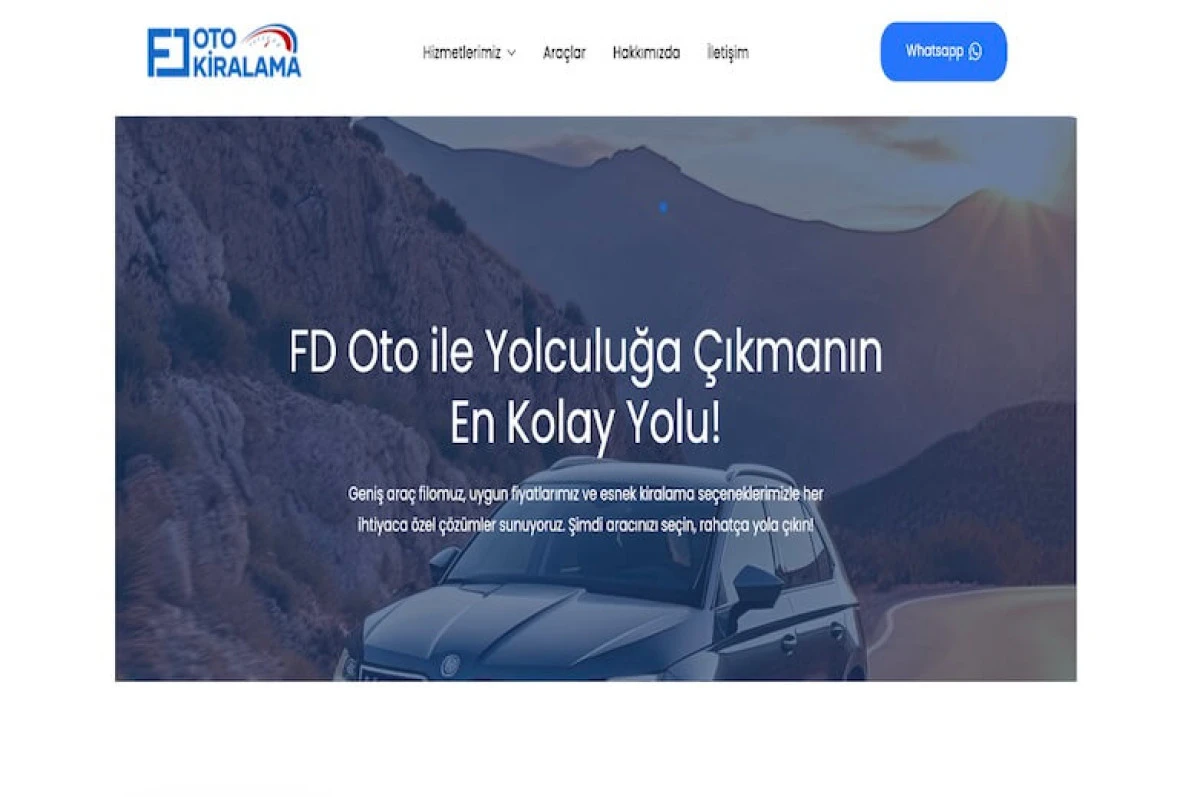 Bartın’da Uygun Fiyata Araç Kiralama - FD Oto Kiralama